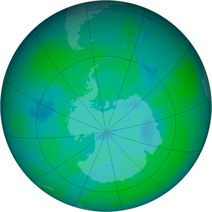 Ozone Map 2003-12-24